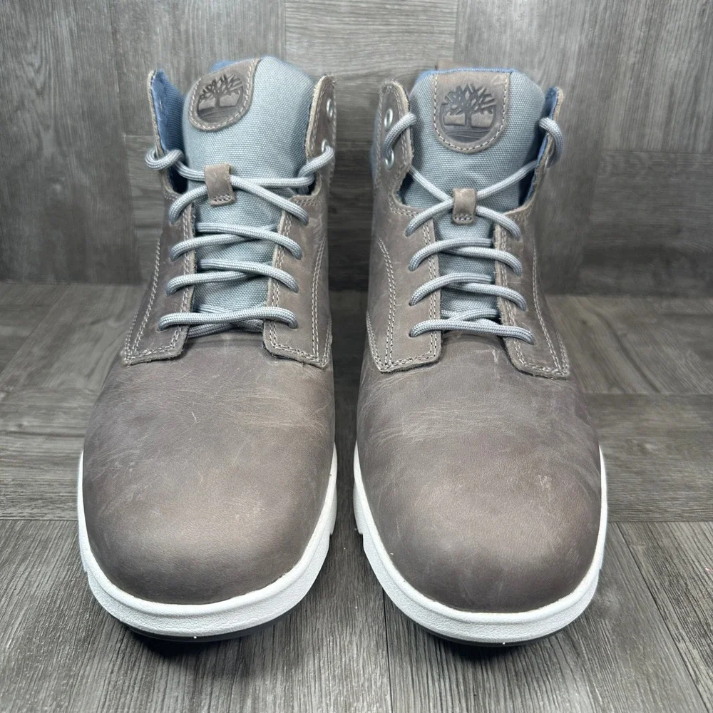 Timberland Graydon Chukka Men 9.5 Dark Grey Leather Sneaker Boot Casual NEW